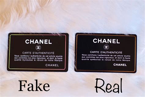 pictures of real and fake chanel bags|authenticity card chanel.